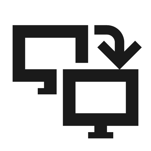 Remote access icon, solid style, from Siemens Industrial Experience Icons