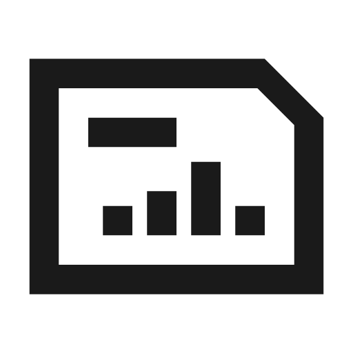 Report general icon, solid style, from Siemens Industrial Experience Icons