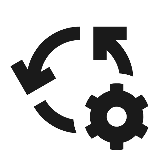Runtime settings icon, solid style, from Siemens Industrial Experience Icons