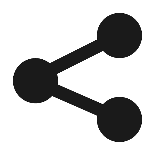 Share filled icon, filled style, from Siemens Industrial Experience Icons