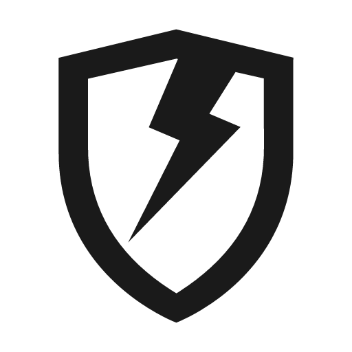 Shield broken icon, solid style, from Siemens Industrial Experience Icons