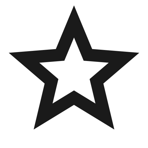 Star icon, solid style, from Siemens Industrial Experience Icons