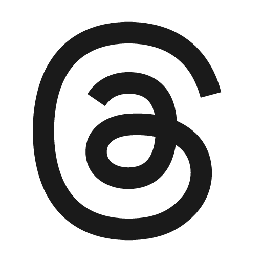 Threads logo icon, solid style, from Siemens Industrial Experience Icons