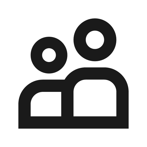 User management icon, solid style, from Siemens Industrial Experience Icons