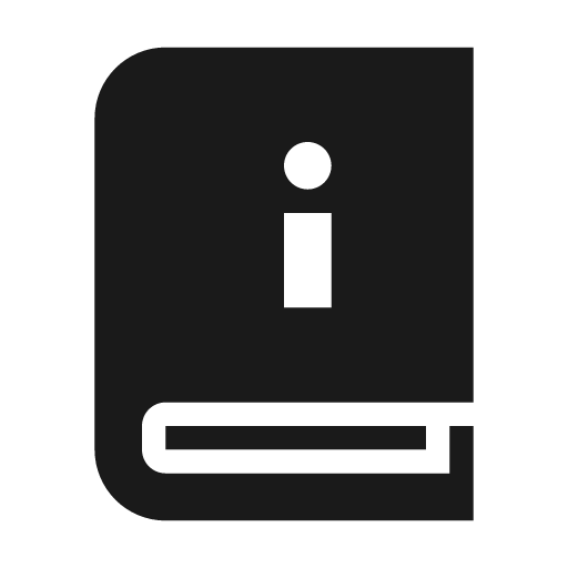 User manual filled icon, filled style, from Siemens Industrial Experience Icons