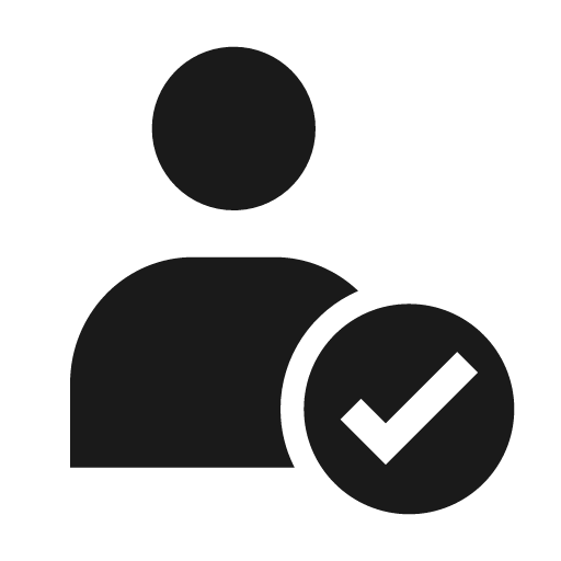 User success filled icon, filled style, from Siemens Industrial Experience Icons