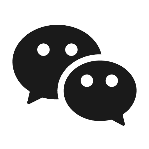 Wechat logo icon, solid style, from Siemens Industrial Experience Icons