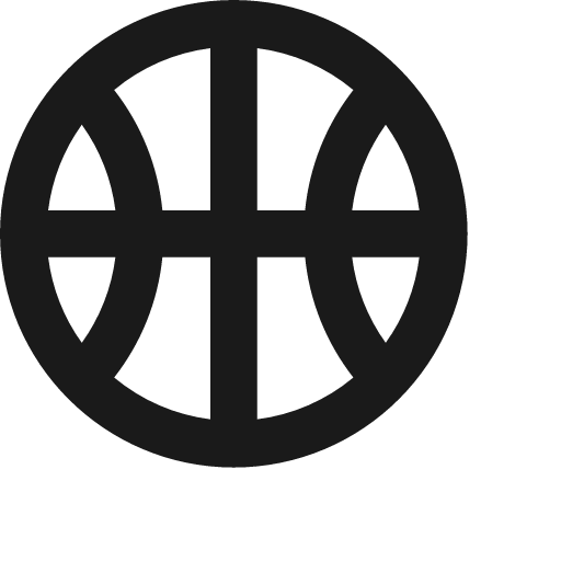 Basketball icon, solid style, from Jam Icons