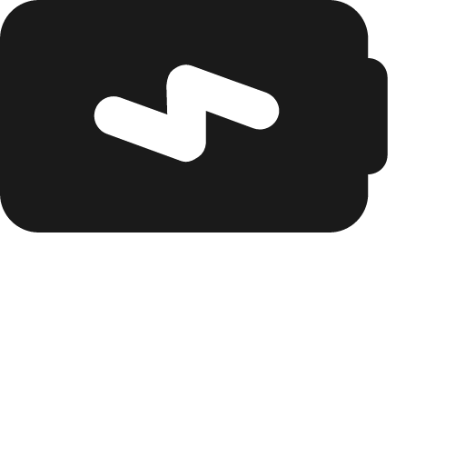 Battery charging f icon, solid style, from Jam Icons