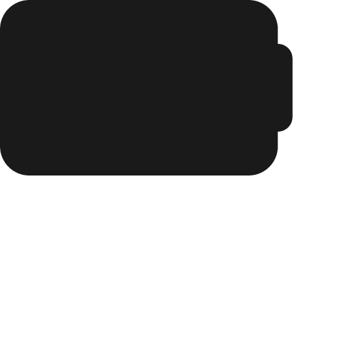Battery f icon, solid style, from Jam Icons