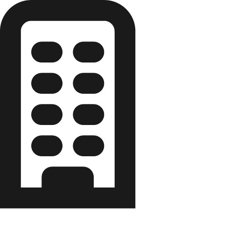 Building icon, solid style, from Jam Icons