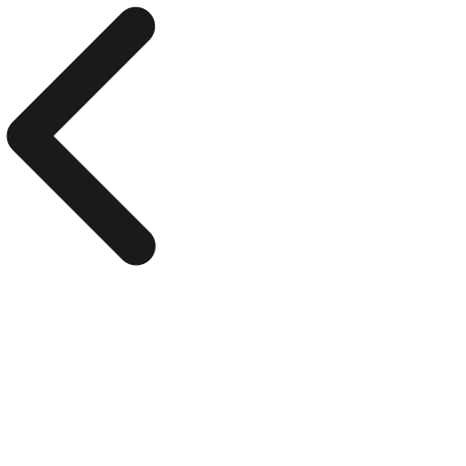 Chevron left icon, solid style, from Jam Icons