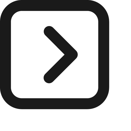 Chevron square right icon, solid style, from Jam Icons