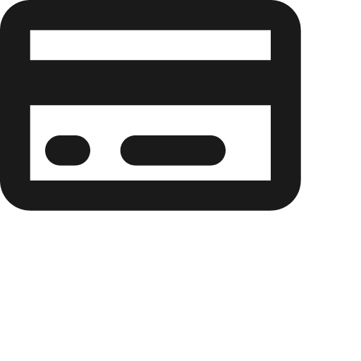 Credit card icon, solid style, from Jam Icons