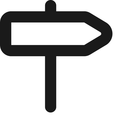 Direction icon, solid style, from Jam Icons