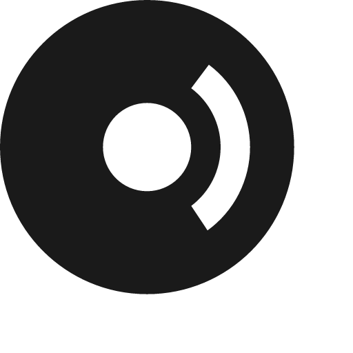 Disc f icon, solid style, from Jam Icons