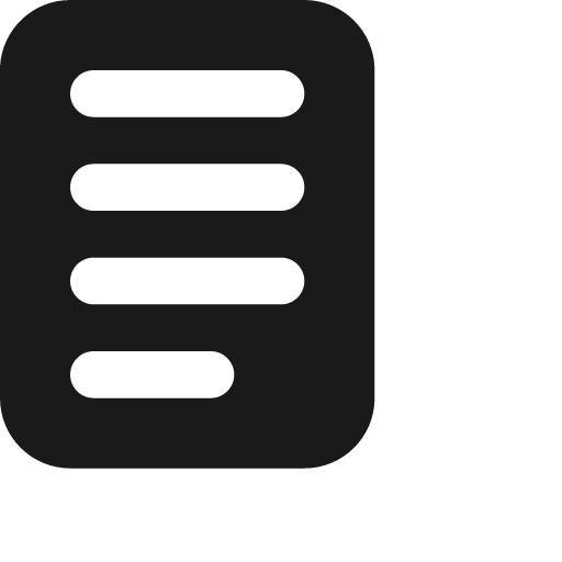 Document f icon, solid style, from Jam Icons