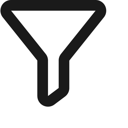 Filter icon, solid style, from Jam Icons