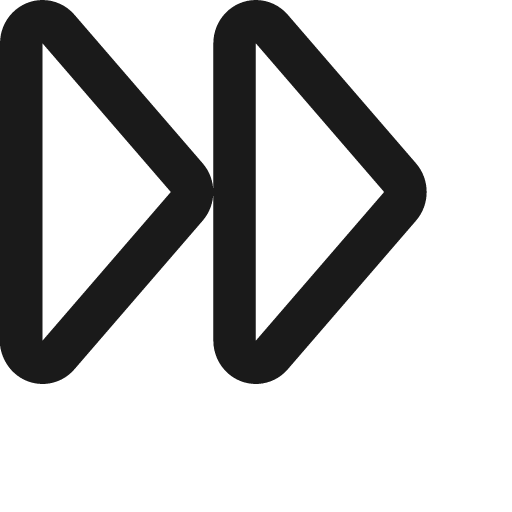 Forward icon, solid style, from Jam Icons
