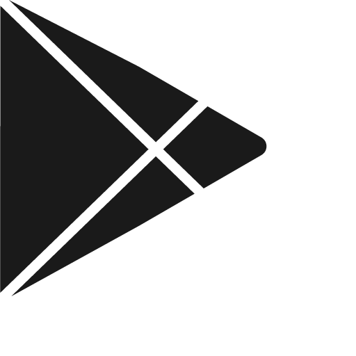 Google play icon, solid style, from Jam Icons