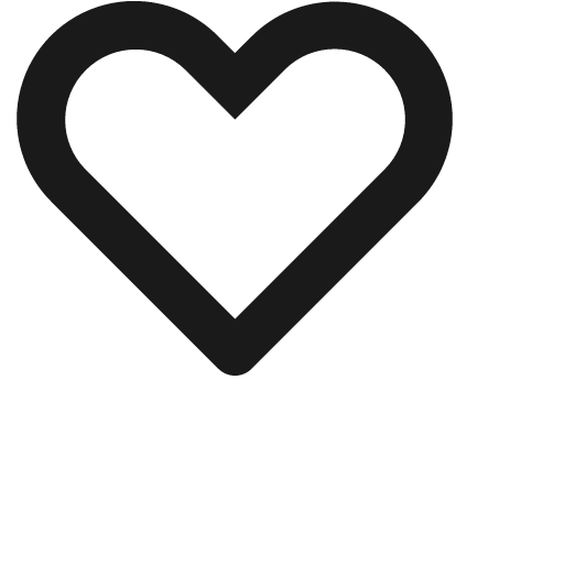 Heart icon, solid style, from Jam Icons