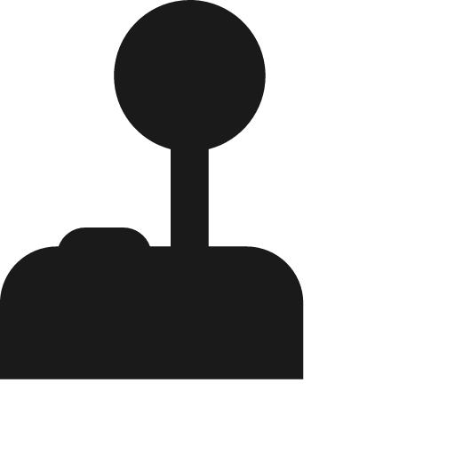 Joystick f icon, solid style, from Jam Icons