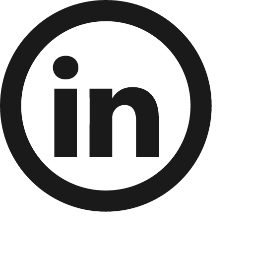 Linkedin circle icon, solid style, from Jam Icons