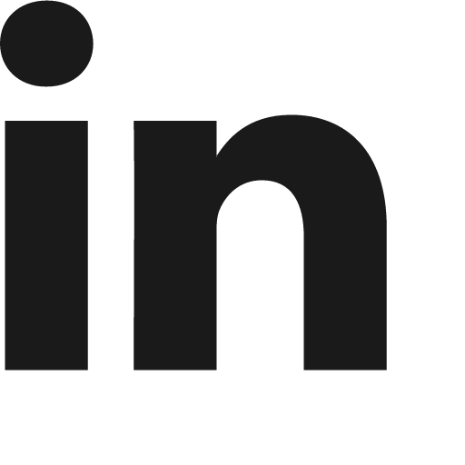 Linkedin icon, solid style, from Jam Icons