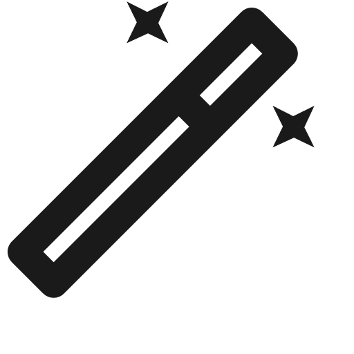 Magic icon, solid style, from Jam Icons