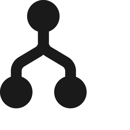 Merge f icon, solid style, from Jam Icons