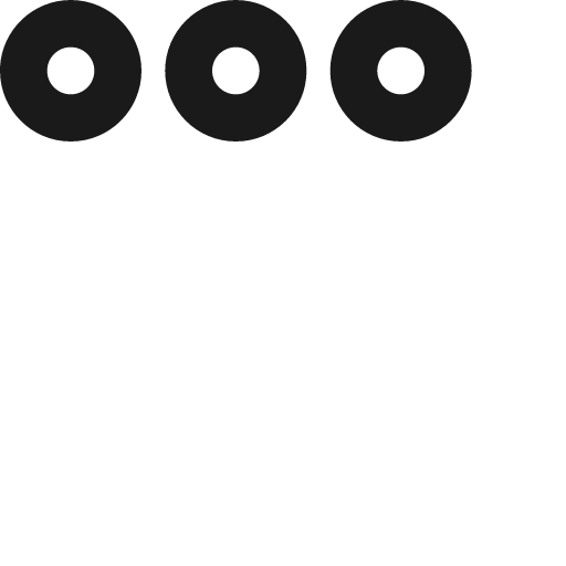 More horizontal icon, solid style, from Jam Icons
