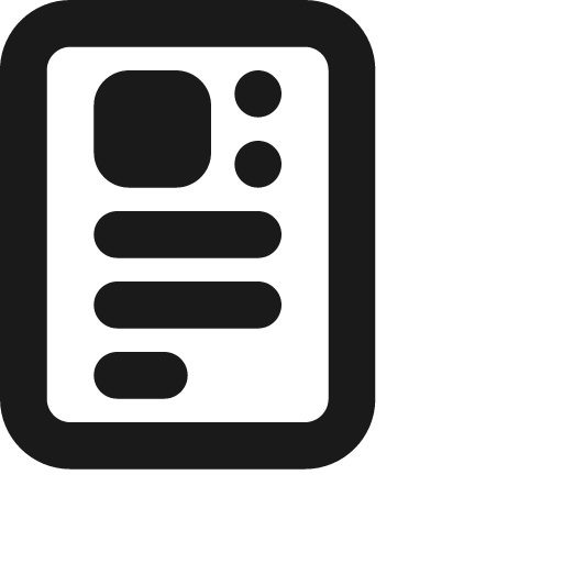 Newspaper icon, solid style, from Jam Icons