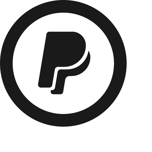 Paypal circle icon, solid style, from Jam Icons