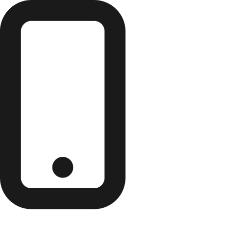 Phone icon, solid style, from Jam Icons