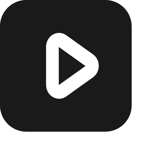 Play square f icon, solid style, from Jam Icons