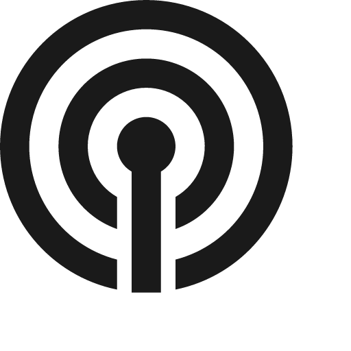 Podcast icon, solid style, from Jam Icons