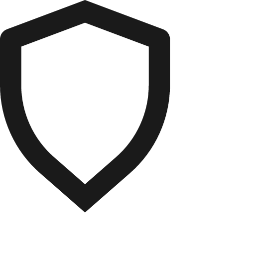 Shield icon, solid style, from Jam Icons