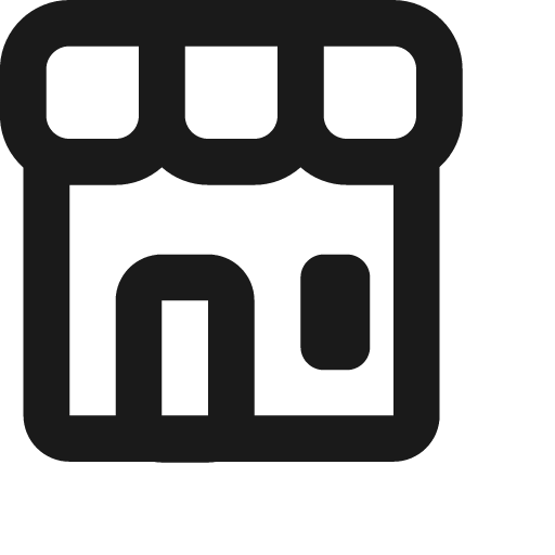 Store icon, solid style, from Jam Icons