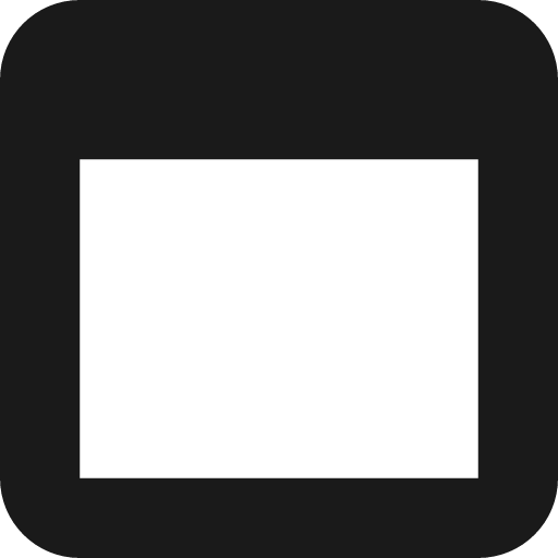 Table top header icon, solid style, from Jam Icons