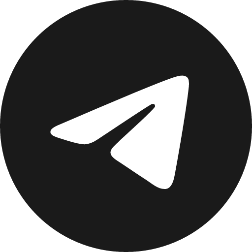 Telegram icon, solid style, from Jam Icons