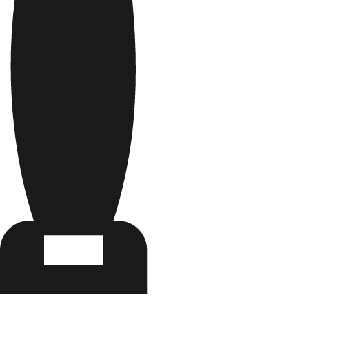 Trophy f icon, solid style, from Jam Icons