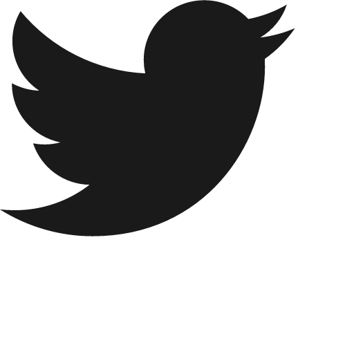 Twitter icon, solid style, from Jam Icons