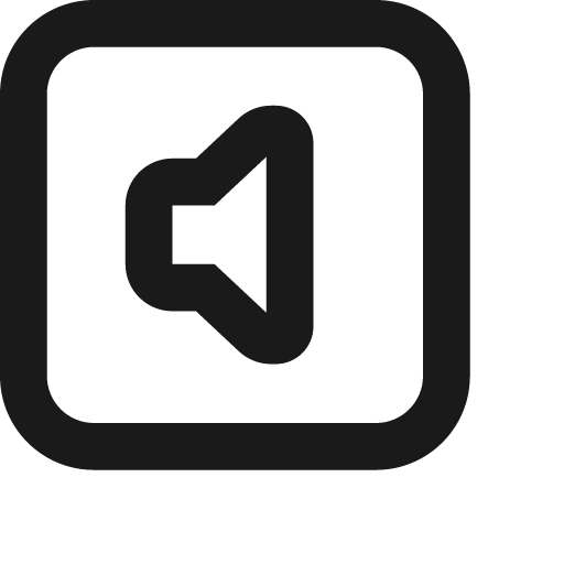 Volume square icon, solid style, from Jam Icons