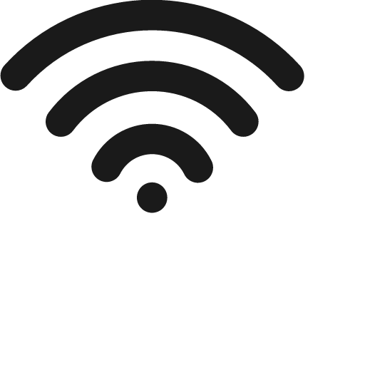 Wifi icon, solid style, from Jam Icons