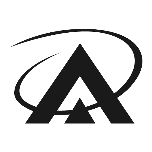 Asymmetrik icon, solid style, from Line Awesome