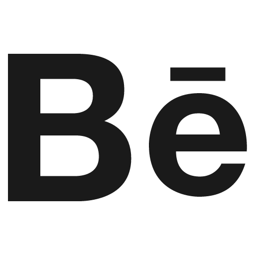 Behance icon, solid style, from Line Awesome