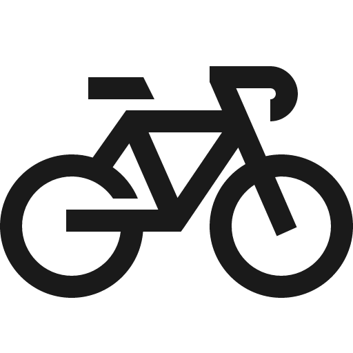 Bicycle icon, solid style, from Line Awesome