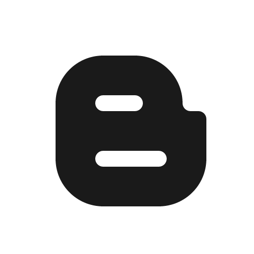 Blogger b icon, solid style, from Line Awesome