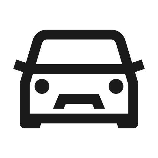Car icon, solid style, from Line Awesome