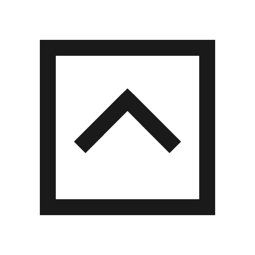 Caret square up icon, solid style, from Line Awesome